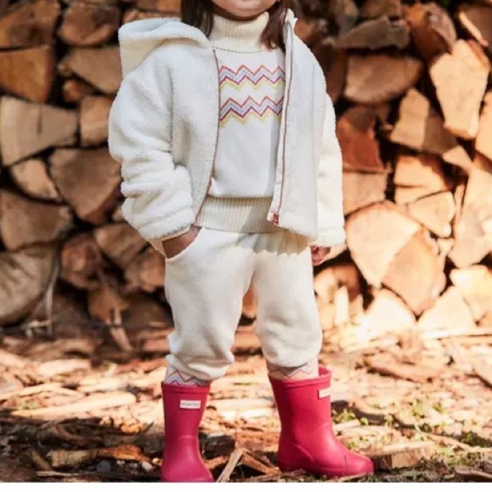 Janie and Jack Toddler Fair Isle Rainbow Cotton Sweater Set